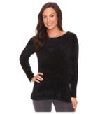 Josie Sweater Weather Long Sleeve Top (black) Women's Pajama