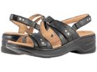 Trotters Newton (black Man Made/soft Leather) Women's Sandals