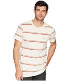 Volcom Sheldon Crew Short Sleeve Knit Top (white Flash) Men's Clothing