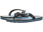 Quiksilver Kids Molokai Highline Slab (toddler/little Kid/big Kid) (black/blue/grey) Boys Shoes