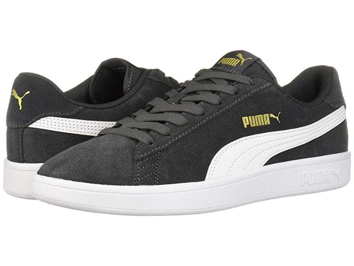 Puma Smash V2 (asphalt/puma White/puma Team Gold) Men's  Shoes