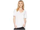 Hurley Hallow Perfect Short Sleeve V Tee (white) Women's T Shirt