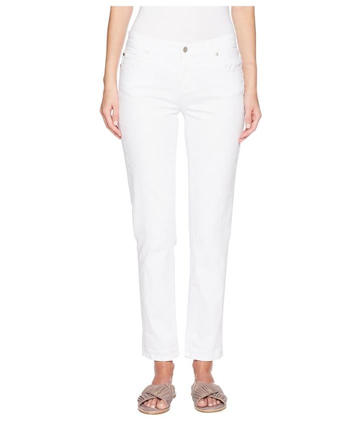 Eileen Fisher Boyfriend Jeans In White (white) Women's Jeans