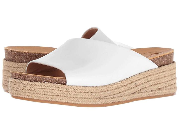 Cc Corso Como Candice Wedge (white) Women's Wedge Shoes