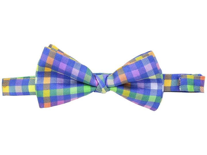 Etro Plaid Bow Tie (multi Plaid) Ties