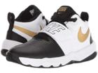 Nike Kids Team Hustle D8 (big Kid) (black/metallic Gold/white) Boys Shoes