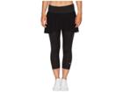 Eleven By Venus Williams Epiphany Outskirt Capri Pants (black) Women's Casual Pants