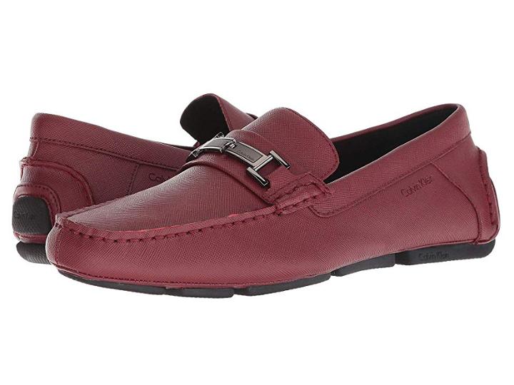Calvin Klein Magnus (red Weave Emboss) Men's Shoes