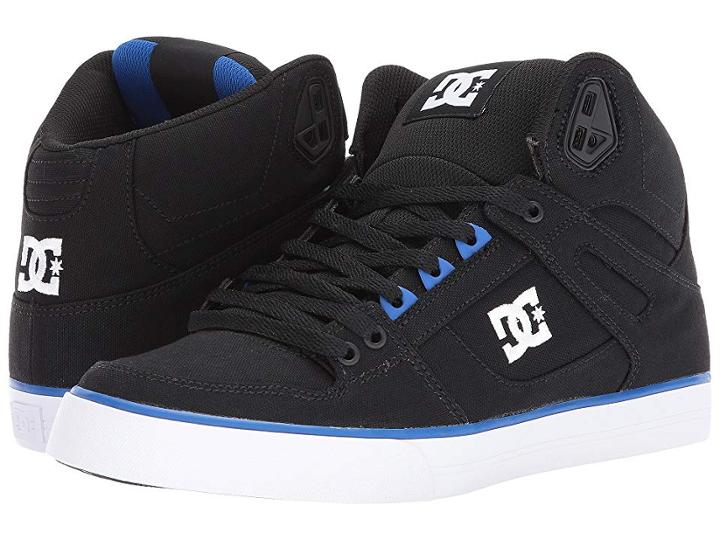 Dc Spartan High Wc Tx (black/black/white) Men's Shoes