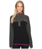 Columbia Mountain Side Pullover (grill/black) Women's Long Sleeve Pullover