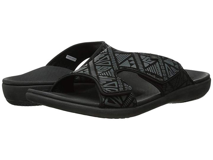 Spenco Kholo Tribal Slide (black) Men's Slide Shoes