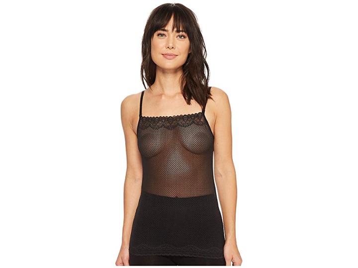 Commando Perfect Stretch Lace Cami Ca330 (black) Women's Sleeveless