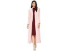 Kamalikulture By Norma Kamali Single Breasted Coat (dusty Pink) Women's Coat