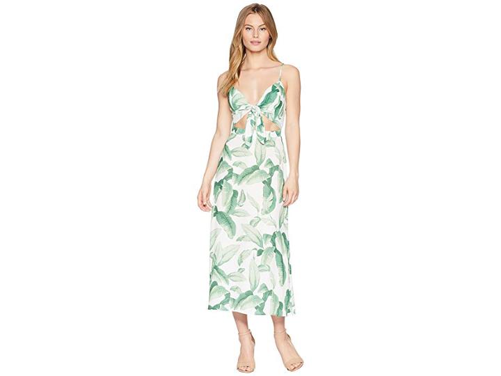Show Me Your Mumu Moby Tie Maxi Dress (palmtini) Women's Dress