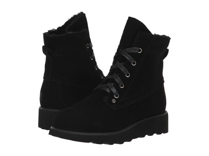 Bearpaw Kids Krista (little Kid/big Kid) (black) Girls Shoes