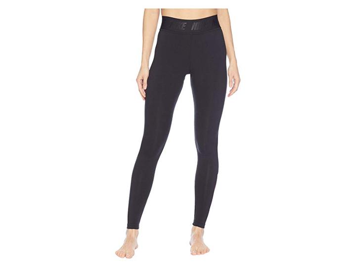 Nike Sportswear Leg-a-see High Waist Legging (black/habanero Red) Women's Casual Pants