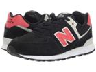 New Balance Kids Gc574v1 (big Kid) (black/pomelo) Boys Shoes