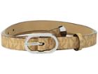 Michael Michael Kors 20mm Non Reversible Logo (butternut Logo) Women's Belts