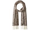 Psycho Bunny Herringbone All Over Print Scarf (java) Scarves