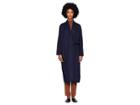 Eileen Fisher Boiled Wool Jersey Shawl Collar Bracelet Sleeve Long Jacket (midnight) Women's Coat
