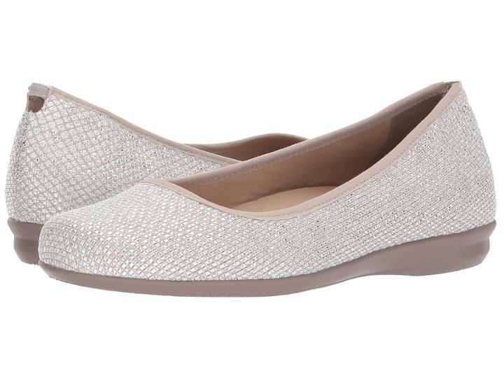 Earth Ennis Earthies (taupe Printed Metallic Suede) Women's  Shoes