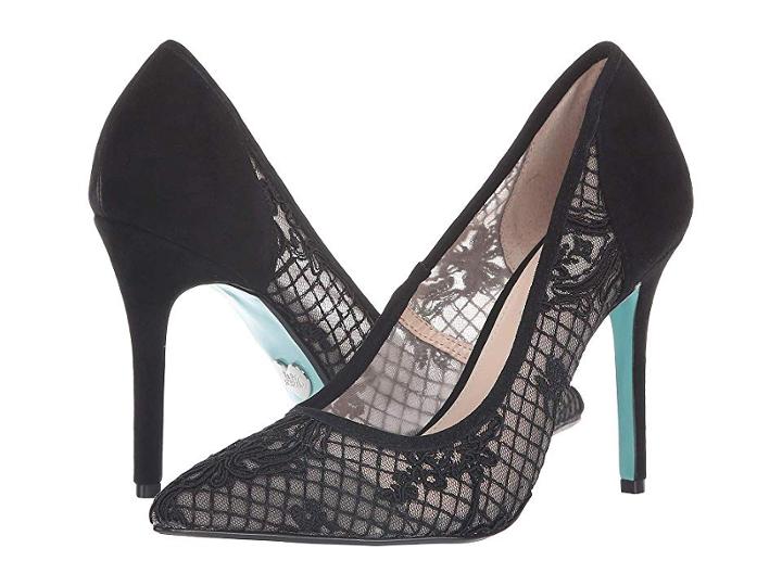 Blue By Betsey Johnson Nessa (black Suede) Women's Shoes