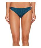 Roxy Jungle Roxy(r) 70's Bikini Bottom (reflecting Pond) Women's Swimwear