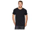 Threads 4 Thought Feather Fleece Ss Raglan Crew (black) Men's Short Sleeve Pullover