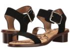 Sam Edelman Trina 2 (black Kid Suede Leather) Women's Sandals