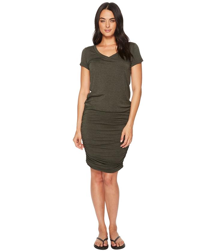 Prana Foundation Dress (forest Green Heather) Women's Dress
