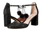Kate Spade New York Abigail (black Glitter/nappa) Women's Shoes