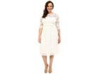 Kiyonna Aurora Lace Wedding Dress (ivory) Women's Dress