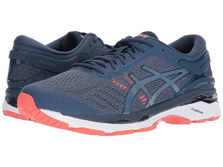Asics Gel-kayano(r) 24 (smoke Blue/smoke Blue/dark Blue) Men's Running Shoes