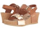 Mephisto Lissandra (camel Waxy/nude Stella) Women's Wedge Shoes