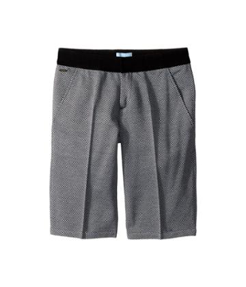 Lanvin Kids Dress Shorts (big Kids) (black/white) Boy's Shorts