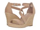 Charles By Charles David Lou (nude Microsuede) Women's Wedge Shoes