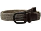 Torino Leather Co. 35mm Italian Braided Melange Rayon Elastic (camel) Men's Belts
