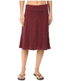 Prana Daphne Skirt (burgundy) Women's Skirt