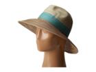 Scala Tri-tone Poly Braid Safari (aqua) Safari Hats