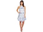 Trina Turk Kori Dress (whitewash/blue Astor) Women's Dress