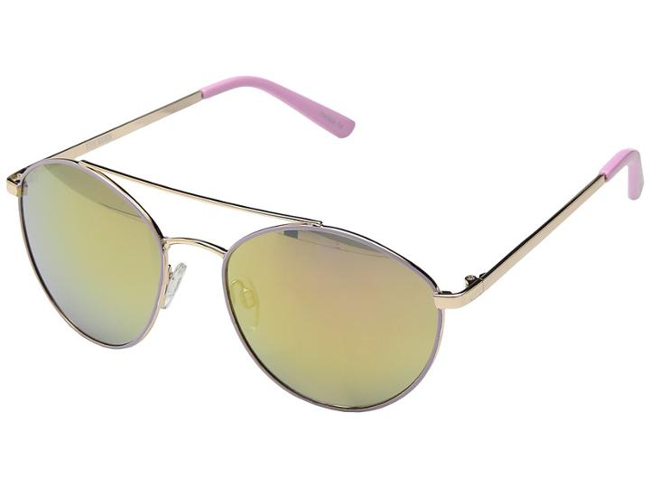 Steve Madden Sm495109 (gold/lavendar) Fashion Sunglasses
