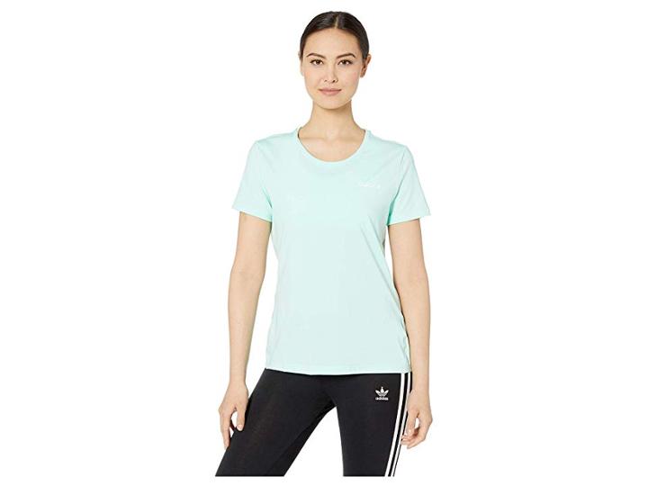 Adidas Designed-2-move Solid Tee (clear Mint) Women's T Shirt