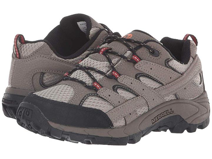 Merrell Kids Moab 2 Low Lace (big Kid) (bark Brown) Boys Shoes