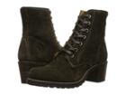 Frye Sabrina 6g Lace Up (fatigue Oiled Suede) Women's Lace-up Boots