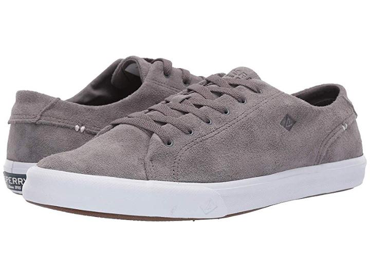 Sperry Striper Ii Ltt Suede (grey) Men's Shoes