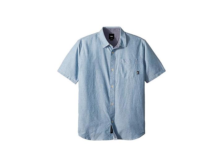 Vans Kids Houser S/s (big Kids) (corsair) Boy's Short Sleeve Button Up