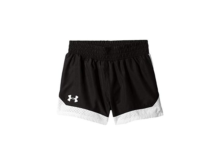 Under Armour Kids Sprint Shorts (little Kids) (black) Girl's Shorts