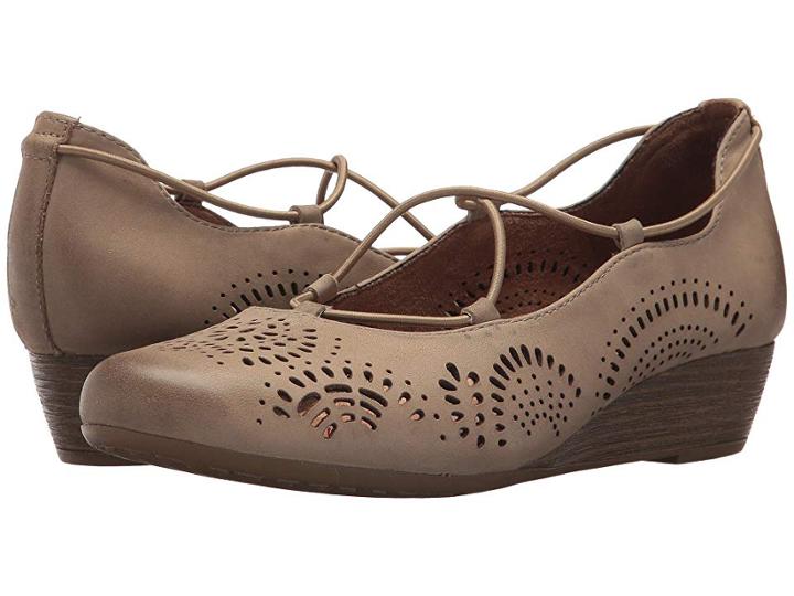 Rockport Cobb Hill Collection Cobb Hill Judson Cross Pump (khaki Nubuck) Women's Shoes