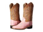 Old West Kids Boots Western Boots (toddler/little Kid) (metallic Pink/tan Fry) Cowboy Boots
