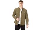 Rvca Campbell Cord Long Sleeve (olive) Men's Clothing